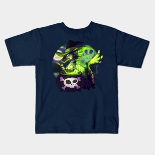 Witchy Velociraptor Kids T-Shirt